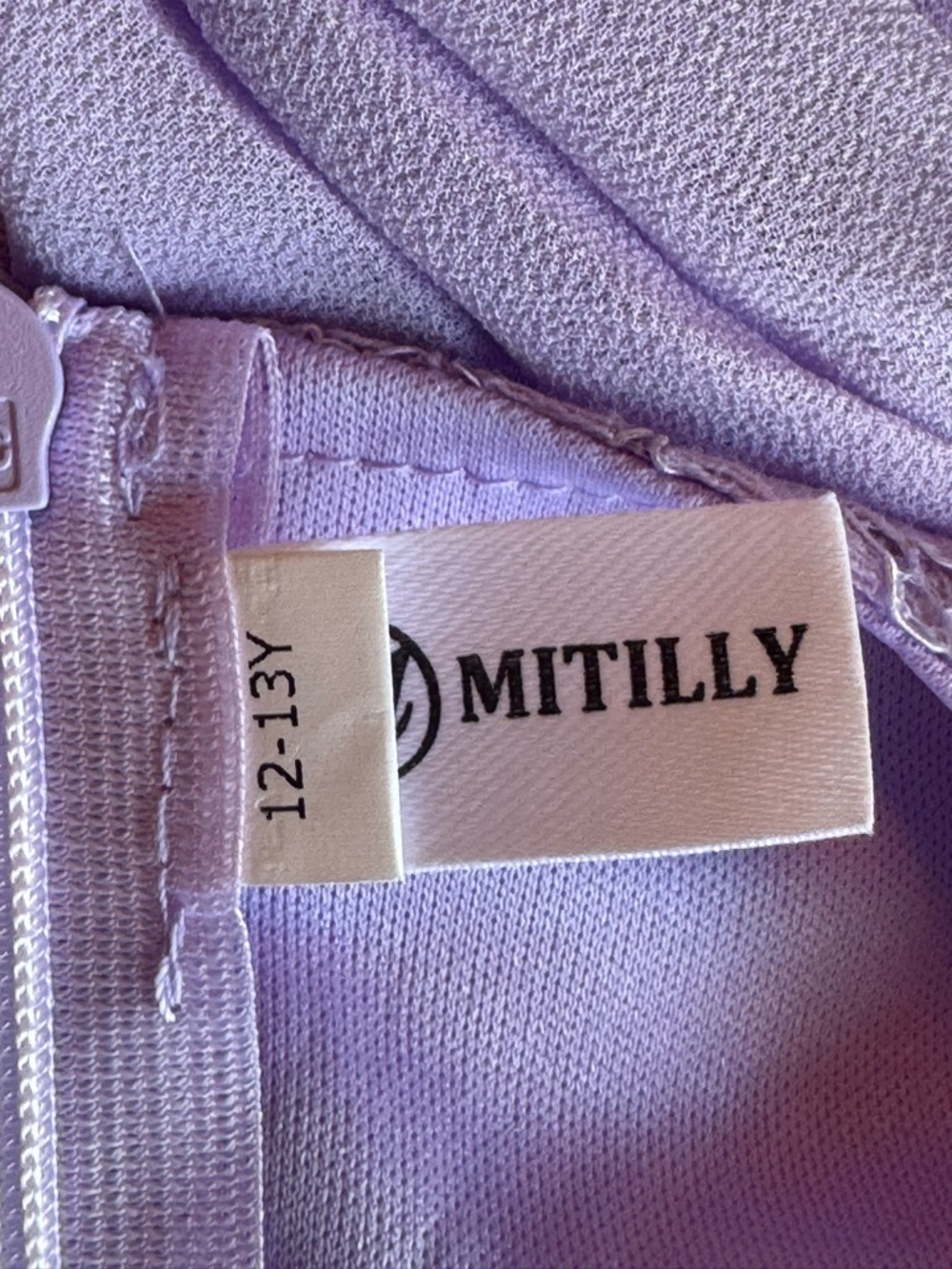 Mitilly Girls' Lavender Lace Bodice Dress NWOT 12/13 - Picture 6 of 6